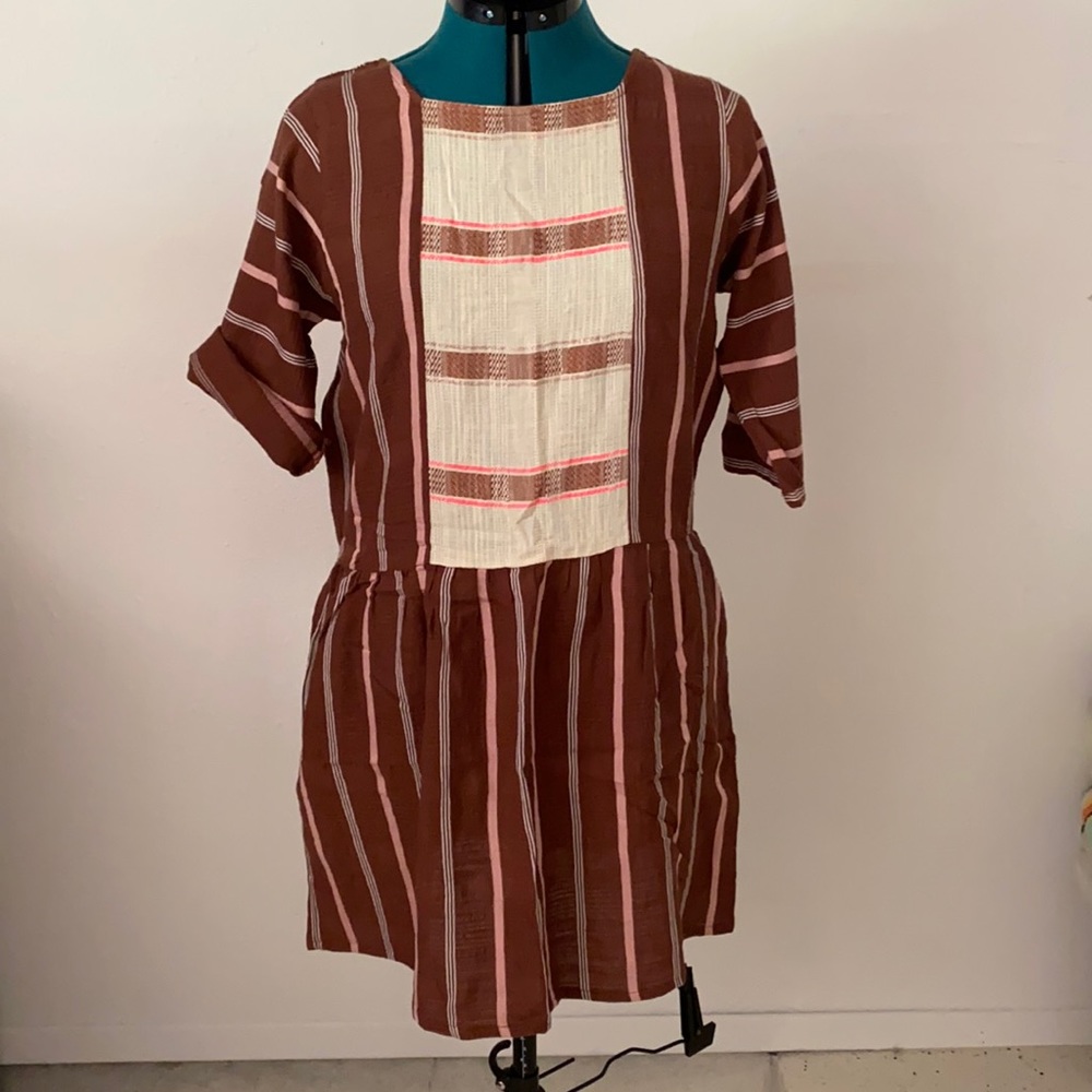 Ace & Jig Flicker Dress in Spice SZ M BNWT